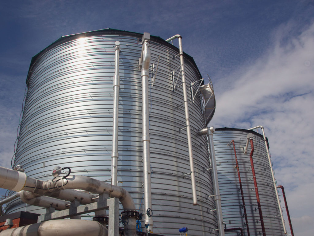 Grand Rapids Biodigester tanks