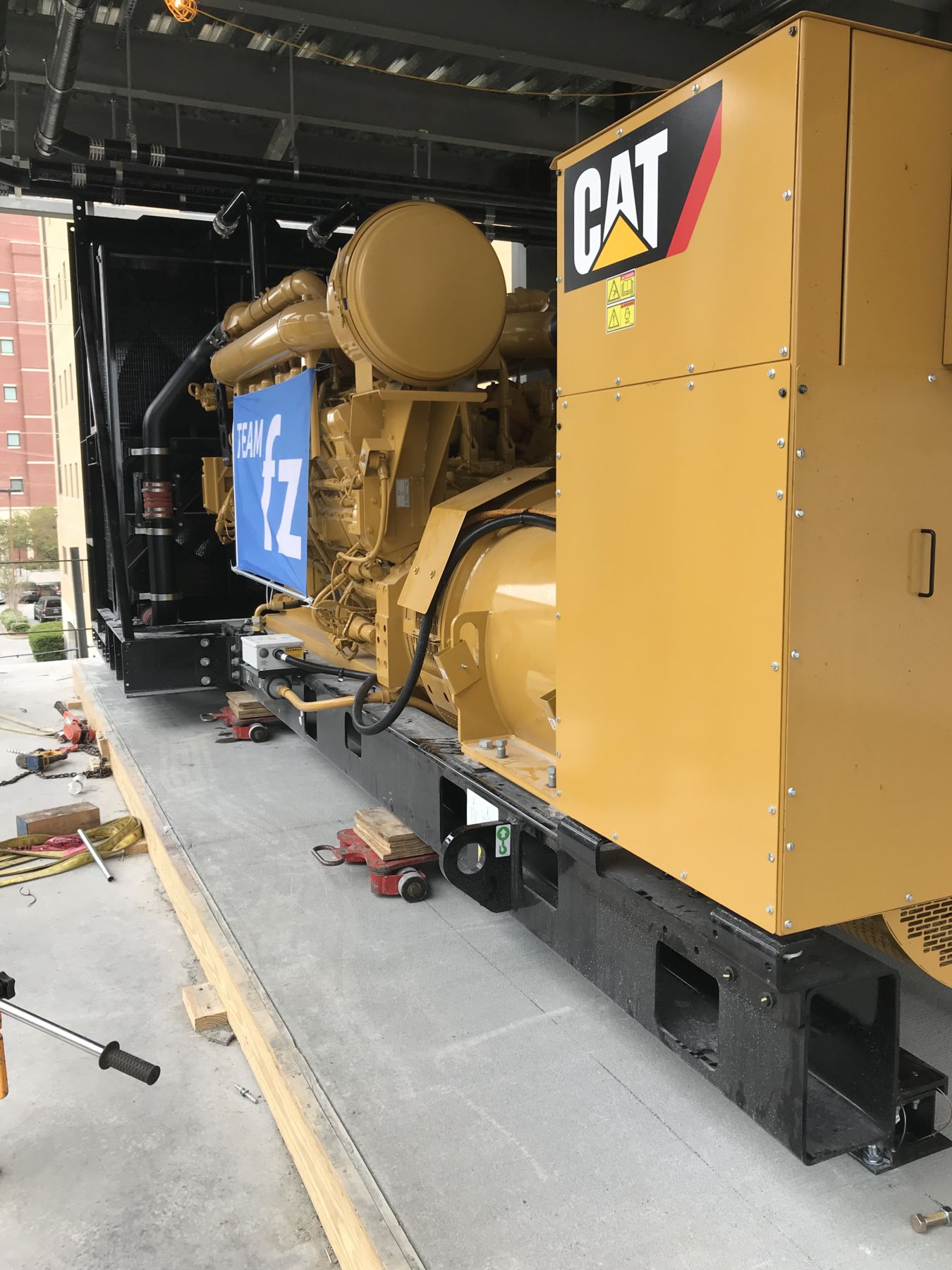 Roper Hospital generator installation