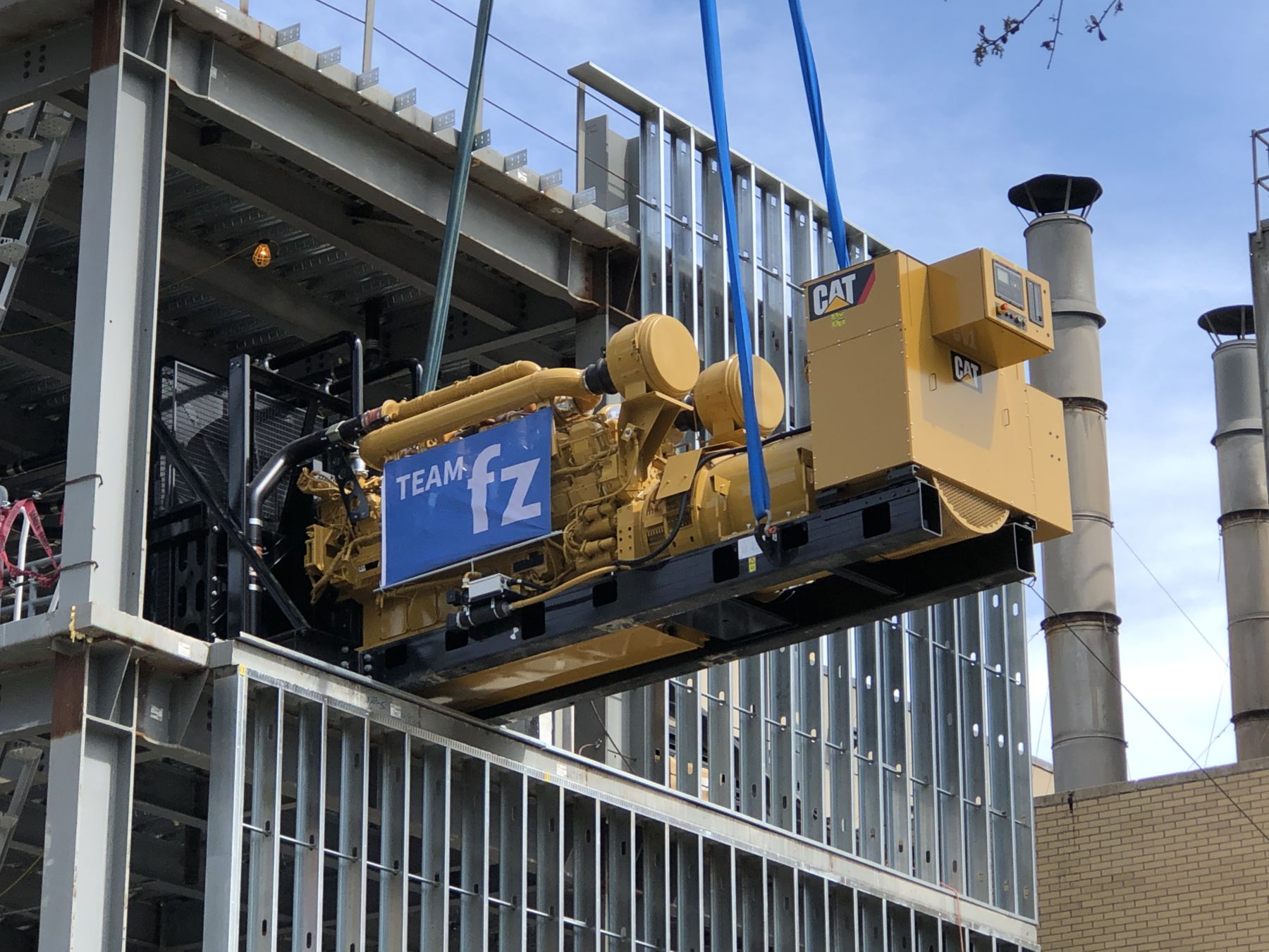 Roper Hospital generator installation