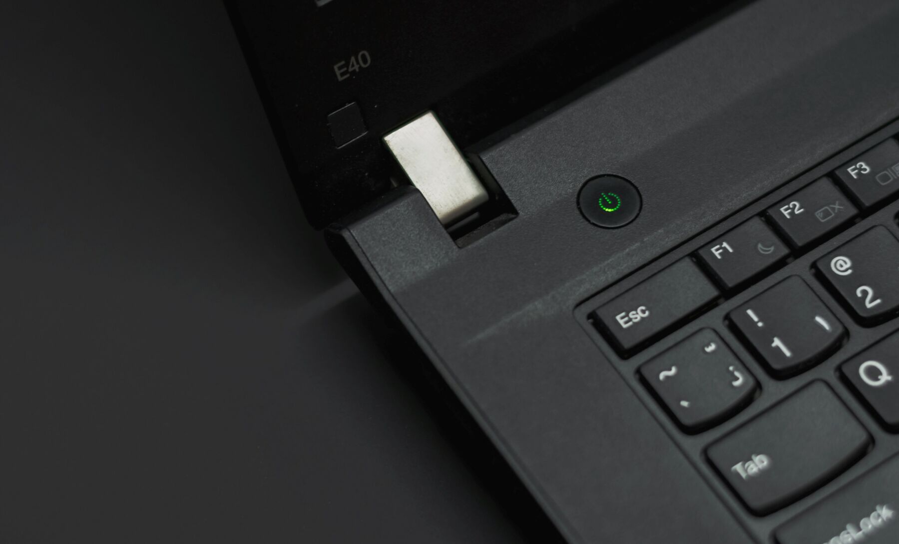 power standby button on laptop