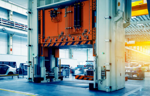 large scale automotive industrial press