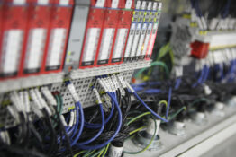 Wires plugged in