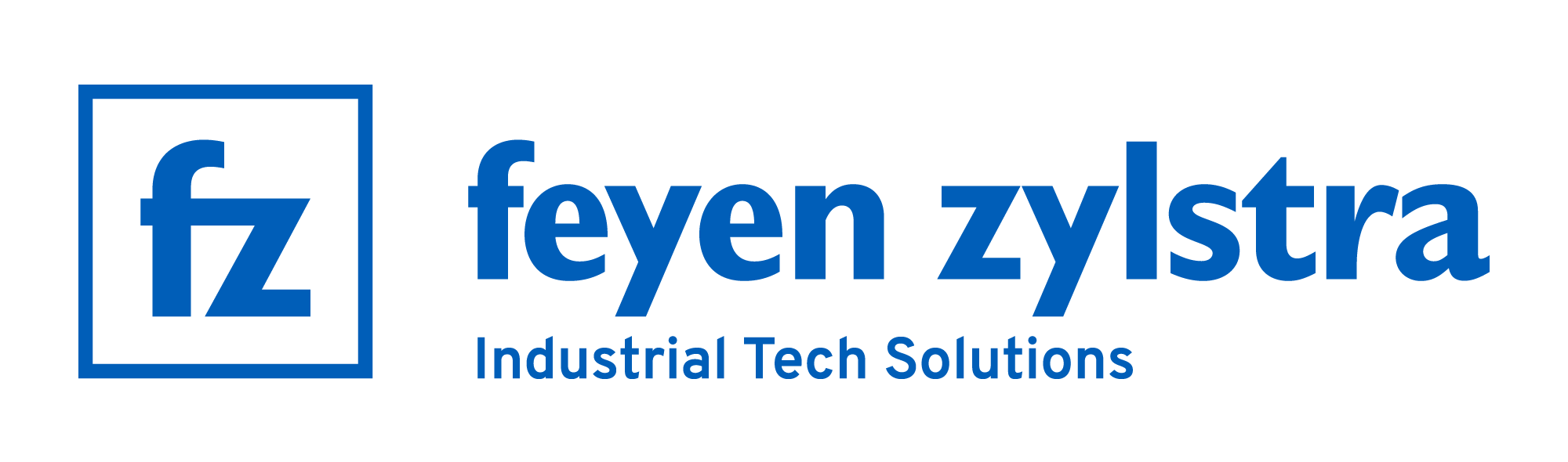 Feyen Zylstra_ITS_logo lockup_Primary Blue RGB FZ Industrial Tech Solutions Logo