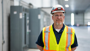 Jeff Hoeks standing in a manufacturing facility for 2022 Craft Professional of the Year Finalist award