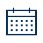 10 years calendar icon