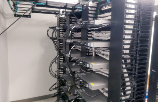 TI cabling in a closet