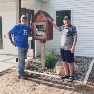 Tim Hillman volunteering with FZimpact