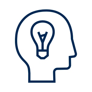 Head with Lightbulb In it